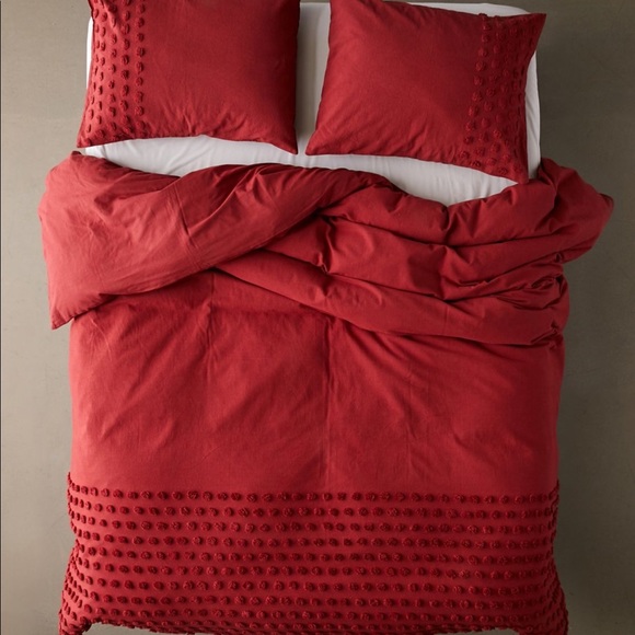 Tufted Dot Duvet Cover Twin XL New - Picture 2 of 8